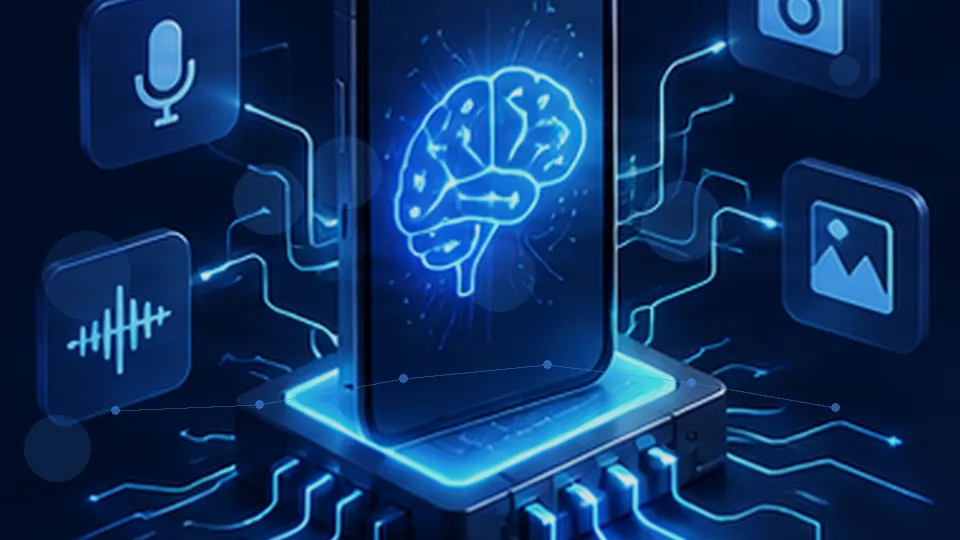 mobile AI model versioning implementation workflow illustration