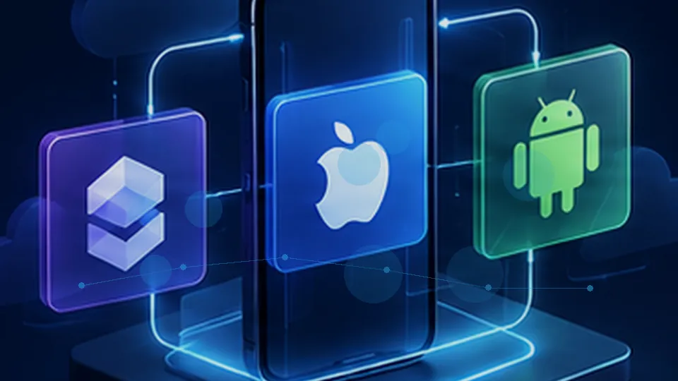 cross-platform app architecture implementation workflow illustration