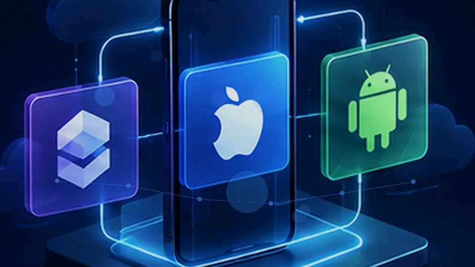 cross-platform mobile performance implementation workflow illustration