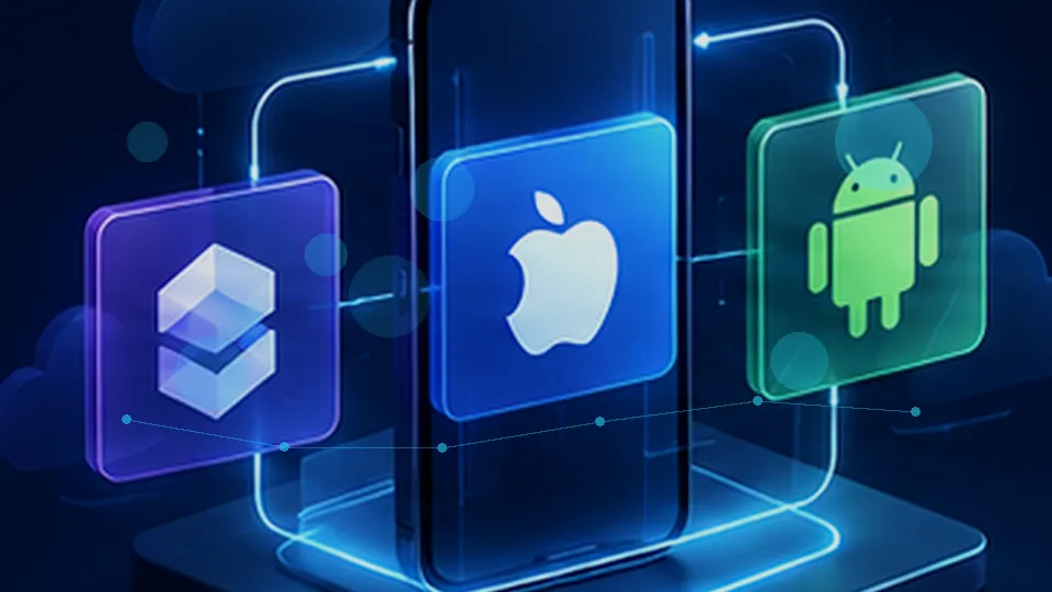 cross-platform offline sync implementation workflow illustration
