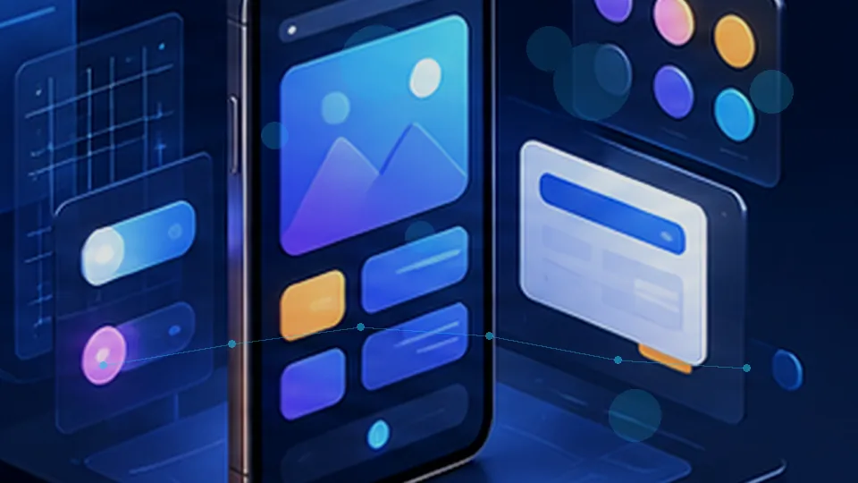 mobile navigation design implementation workflow illustration