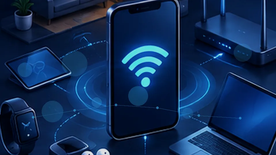 unknown devices on Wi-Fi implementation workflow illustration